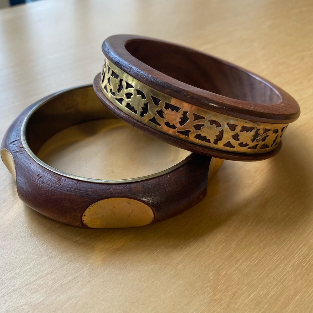Two Wooden Bracelets